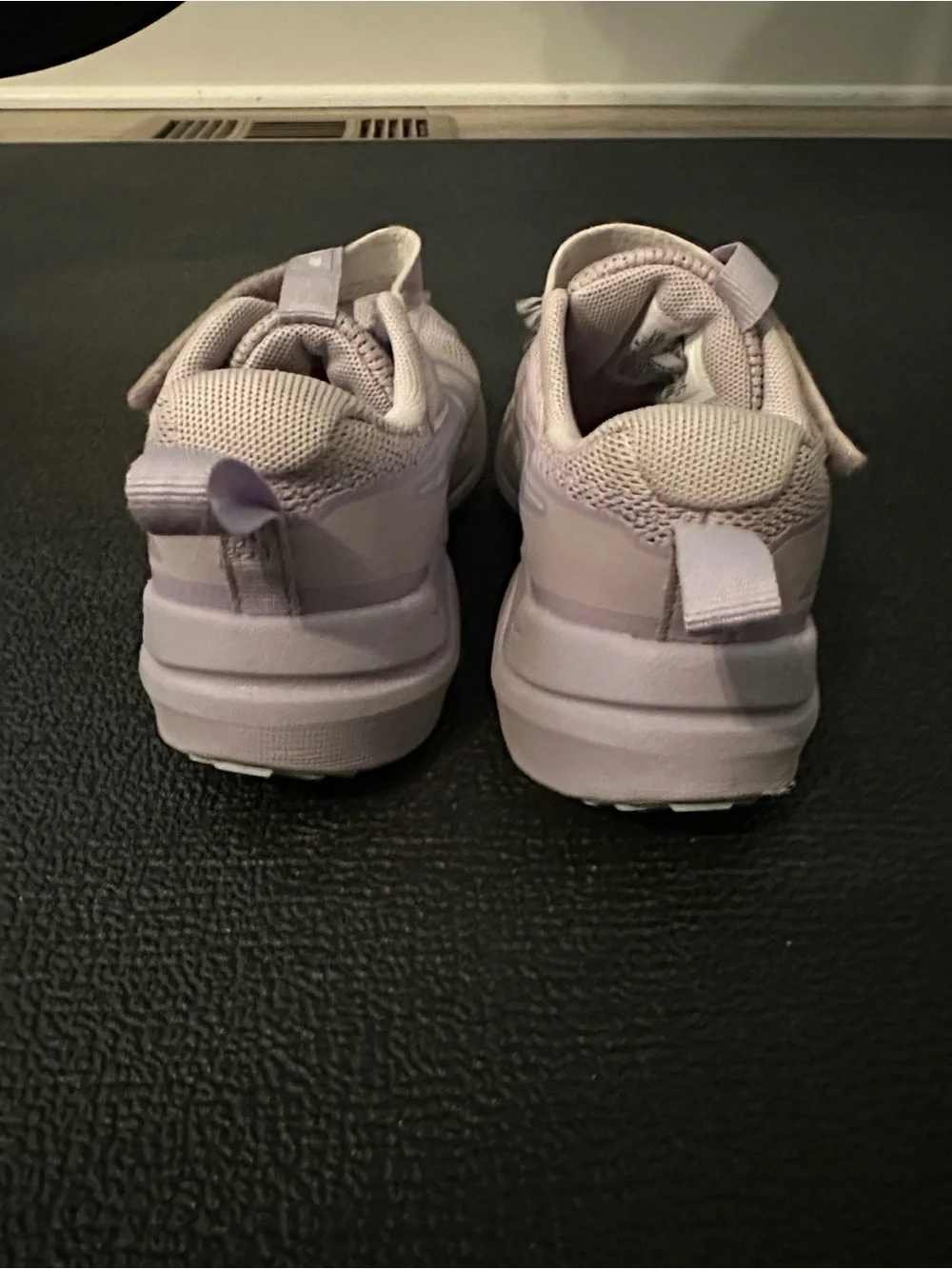 Kids' Purple and Blue Athletic Sneakers with Hook-and-Loop Strap